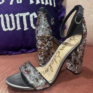 Sam Edelman Multicolor Sequin Heels